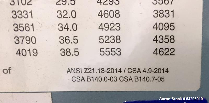 Used Smith Cast Iron Steam Power-Burner Boiler, 28HE Series.